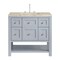 James Martin Vanities Breckenridge 36" Single Vanity, Serenity Blue, w/ 3 CM Tajnar Eclos Top 330-V36-SRB-3TJR - alternate 1