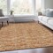 Homeroots 9' X 12' Terra Cotta Copper And Beige Geometric Washable Indoor Outdoor Area Rug 583400 - alternate 3