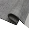 Homeroots 5' X 7' Dark Gray Striped Handmade Indoor Outdoor Area Rug 533578 - alternate 2