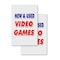 Signmission New & Used Video Games, Vinyl Decals Only 24 Inch x 36 Inch, Vinyl Decal, 2PK DSB-2436-2PACK-New & Used Video Games - alternate 1