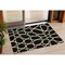 Homeroots 3' X 5' Black Ivory And Beige Abstract Washable Indoor Outdoor Area Rug 600516 - alternate 1