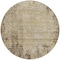 Homeroots 8' Brown And Beige Round Abstract Washable Indoor Outdoor Area Rug 612312 - alternate 3