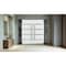 Vdomdoors Aluminum Double Doors Deux 1105 Gray Graphite Mirrored Glass 2 Sidelights Entry Modern Painted 96x9 DEUX1105DEXD-GRE-W12+72+12xH96-RH-O - alternate 2