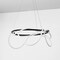 Jonathan Y Lisette 25" Contemporary Minimalist 360 Adjustable Silicone Rope Dimmable Integrated LED Chandelier,  JYL7140B - alternate 3