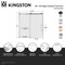 Kingston Brass 60" W x 60" H Right Handed Tub Door, Matte Black SSD60608SR0 - alternate 2