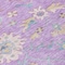 Homeroots 5' X 8' Purple Ivory And Denim Blue Floral Washable Indoor Outdoor Area Rug 605326 - alternate 2