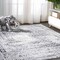 Jonathan Y Iften Moroccan Geometric Distressed Ivory/Black 4 ft. x 6 ft. Area Rug MOH505A-4 - alternate 3