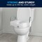 Flash Furniture HERCULES White Elevated Toilet Seat with Height Adjustable Padded Arms and Locking Safety Mechanism DC-HY6605-WHT-GG - alternate 3
