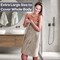 Lavish Home Bath Towels 2PC 100% Cotton Towel Set Extra Large Quick Drying Bath Towels Absorbent Bath Sheets 67-0022-TBS - alternate 2