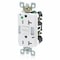 Leviton SmartlockPro Hospital Grade Self-Test GFCI with Nightlight, White GFNL2-HGW - alternate 1