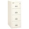 Fireking 4 Drawer, 1 Hr Fire & Impact Rated, Vertical, 31" depth Letter Ivory White 4-1831-CIW - alternate 1