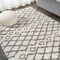 Jonathan Y Algaida Moroccan Diamond Shag Beige/Dark Gray 8 ft. x 10 ft. Area Rug SHG104A-8 - alternate 1