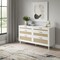 Homeroots 59" White Wood Accent Cabinet With Six Drawers 716336 - alternate 2
