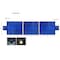 Mytee Products Blue Trucking Flatbed Vinyl Tarp Heavy Duty 18oz 3 Piece Lumber Tarp (6 ft Drop) LT6FT3PC-BLUE - alternate 4
