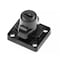 Prime-Line Door and Gate Safety Hasp Hinge Latch with Keyed Twist Knob Lock 3 inch with Screws Matte Black U 117168 - alternate 3