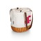Picnic Time Family Of Brands NCAA Washington State Cougars Coronado Canvas and Willow Basket Tote - Picnic Bag 203-00-187-634-0 - alternate 2