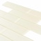 Apollo Tile Powder White 11.8 in x 11.8 in Glass Glossy Floor and Wall Mosaic Tile 4.83 sqft/case, 5PK APLC8805A - alternate 2