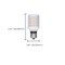 Satco 3.5 Watt T14 LED 3000K CCT Clear E17 Base Dimmable 120 Volt S11203 - alternate 2