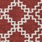 Homeroots 5' X 8' Brick Red And Ivory Geometric Washable Indoor Outdoor Area Rug 593739 - alternate 2