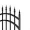 Nuvo Iron 33in Wx68in H Tiger Eye Gate Arched Rails, Self Close Hardware w/Double Side Handle 36in W Openings,  ITGA3368 - alternate 3