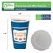 Ecoquality 20oz Insulated Paper Hot Cups With White Dome Lids New York Greek Design Cups, 600PK EQ20OZANGPCWDL-600 - alternate 3