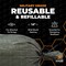 Xpose Safety Woven Polypropylene Sand Bags for Gravel - 14in x 26in 50 lb Limit, Green, Pallet of 15,000 SBG-1426-FP15000-X - alternate 2