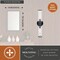 Vaxcel Levitt 2 Light Black Industrial Bathroom Vanity Wall Fixture with Clear Tube Glass W0439 - alternate 2
