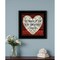Homeroots Measure of Love 2 Black Framed Print Wall Art 404783 - alternate 2