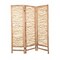 Homeroots 69" Brown Wood Folding Three Panel Screen Room Divider 274730 - alternate 1