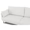 Homeroots 85" Off White Sofa With Black Legs 480936 - alternate 4