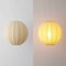 Jonathan Y Sia 16" 1-Light Scandinavian Japandi Adjustable Lantern Metal w/Ribbed Cocoon Globe Shade LED Pendan JYL4206A - alternate 3