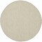 Homeroots 4' Ivory And Silver Round Geometric Indoor Outdoor Area Rug 573853 - alternate 2