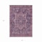 Homeroots 5' X 8' Eggplant Medallion Washable Indoor Outdoor Area Rug 608011 - alternate 2
