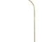 Homeroots 68" Nickel Adjustable Floor Lamp With White Fabric Empire Shade 526244 - alternate 3