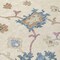 Homeroots 8' X 10' Ivory Brown And Blue Floral Washable Indoor Outdoor Area Rug 606161 - alternate 3