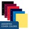 Roaring Spring Case of Wirebound Notebooks, 11"x9", 1 Subject, 1 Pkt, 100 sht, College Rule w/margin, Asstd. Colors 11354cs - alternate 2