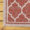 Jonathan Y Trebol Moroccan Trellis Textured Weave Red/Beige 2 ft. x 10 ft. Indoor/Outdoor Runner Rug SMB109C-210 - alternate 4
