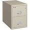 Fireking 15-1/4" W 2 Drawer Fire-Resistant Vertical File Cabinet, Parchment, Legal 2-2131-CPA - alternate 1