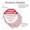 Signmission Private Parking Lot Authorized Vehi, 4 inch X 4 inch, Vinyl Decal, 5PK OC-D-5PACK-4-172 - alternate 2