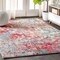 Jonathan Y Contemporary POP Modern Abstract Blue/Red 4 ft. x 6 ft. Area Rug CTP108B-4 - alternate 1
