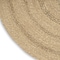 Homeroots 4' Natural And Brown Round Handmade Indoor Outdoor Area Rug 552461 - alternate 2