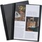 Business Source Letter Report Cover, 30 Sheet Capacity, Black BSN78495 - alternate 1
