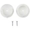 National Hardware 1-3/8'' Wht Plastic Closet Rod Socket, 2PK N154-567 - alternate 2