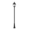Z-Lite Raphael Sand Black 3 Light Outdoor Post Mounted Fixture 5029PHBR-519P-BK - alternate 1