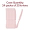 Smarty Had A Party Pink Baroque Disposable Plastic Dinner Knives, 480PK 8320-PNK-CASE - alternate 2