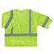 Ergodyne Hi-Vis Economy Vest w/Sleeves S/M Class 3 U Back, , Hook & Loop 1 Pockets 8310HL - alternate 1