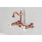 Kingston Brass Two-Handle Wall Mount Bridge Kitchen Faucet, Antique Copper KS244PXAC - alternate 2