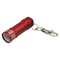 Vulcan Key Chain, Snap Key Ring Ring, 1-3/4 in L Ring, Aluminum Case, Red 81-863 - alternate 1