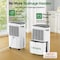Edendirect 50 pt. 4,000 sq. ft. Dehumidifier  with Drain Hose, 1 Gal. Bucket, 45dB Dehumidifier for Bedroom ZR-D1022 - alternate 4