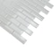 Apollo Tile White 11.9 in x 11.9 in Glass Glossy Floor and Wall Mosaic Tile 4.92 sqft/case, 5PK APLBR88066A - alternate 2